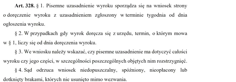 Jak skutecznie uzyskać uzasadnienie wyroku po terminie?