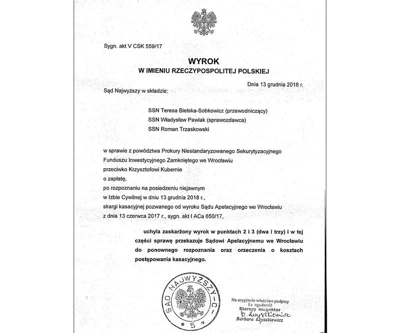 Obowiązek sądu: czy zawsze powiadomi o wyroku?