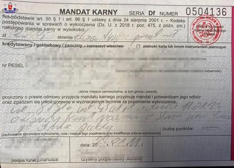 Metody opłacania mandatów