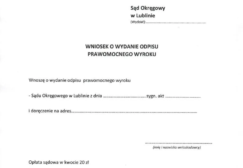 Obowiązek sądu