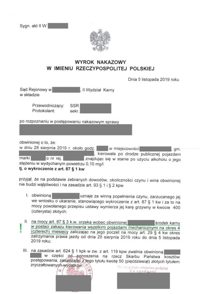 Sprzeciw od wyroku nakazowego