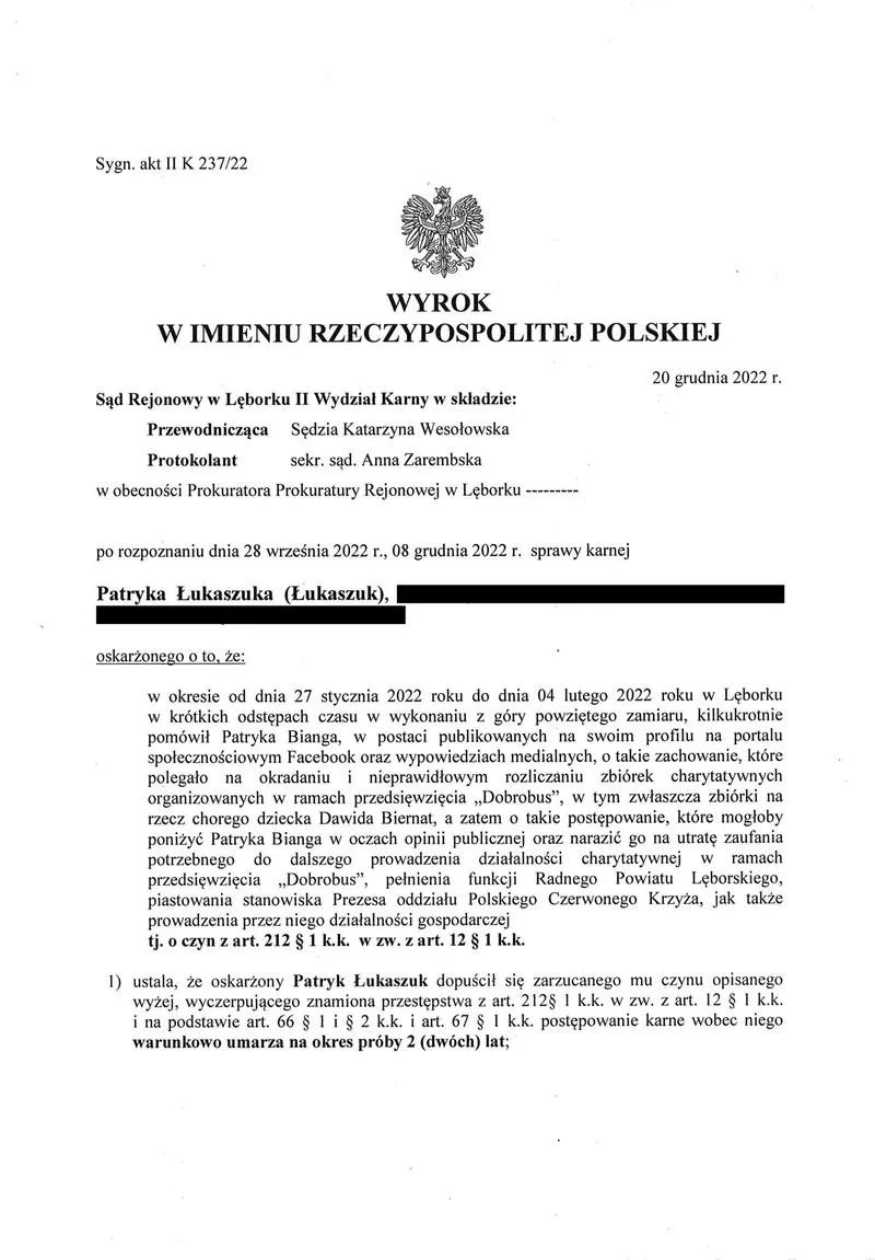 Struktura wyroku sądowego