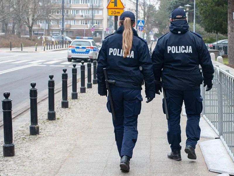 Widoczna obecność policji w Warszawie